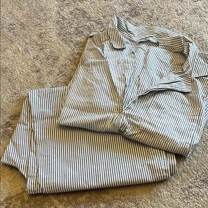 Abercrombie & Fitch Blue Striped Sleepwear